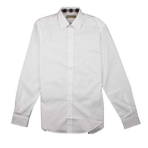 burberry prorsum shirt white|Burberry white long sleeve shirt.